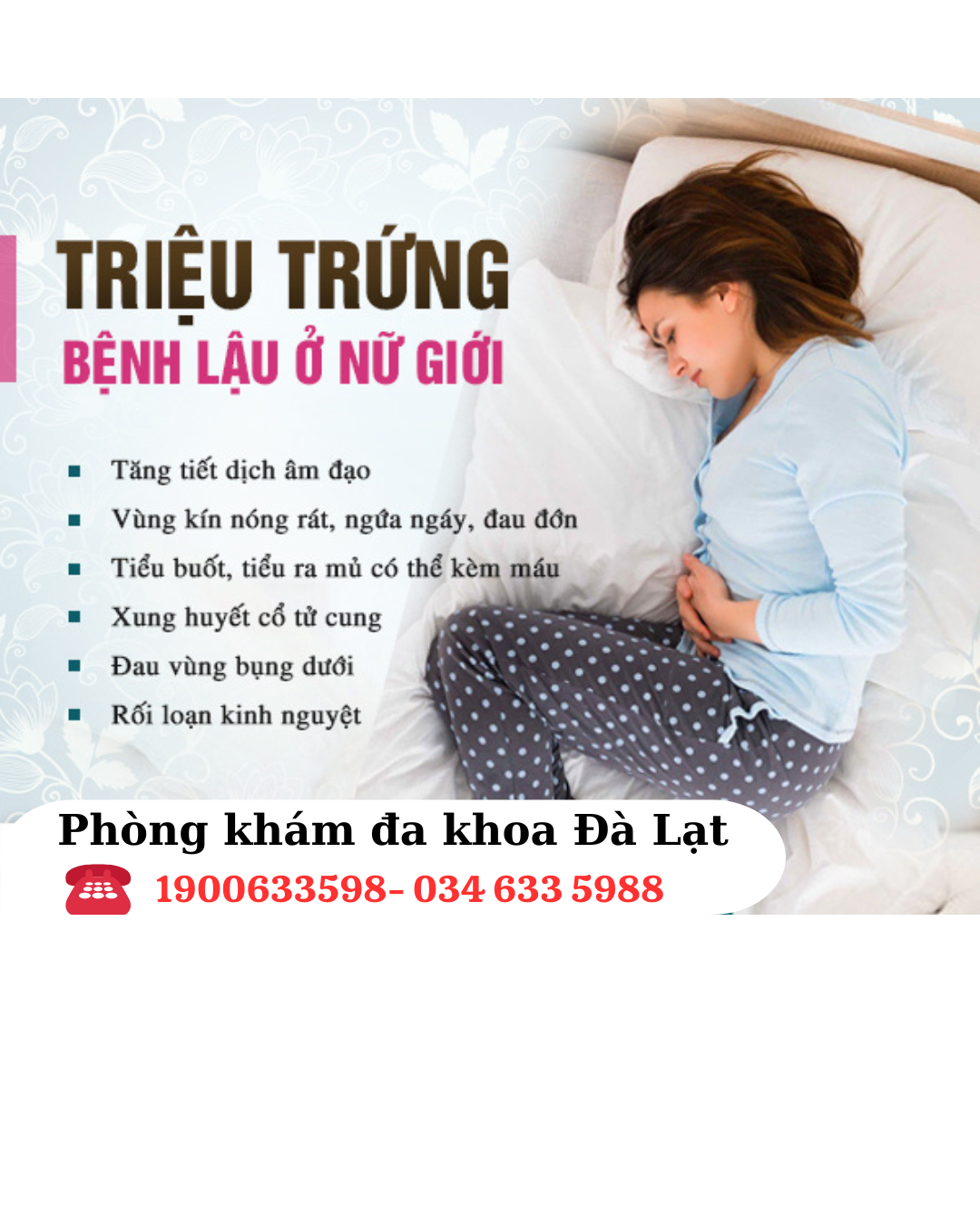 THỜI GIAN Ủ BỆNH LẬU Ở NỮ