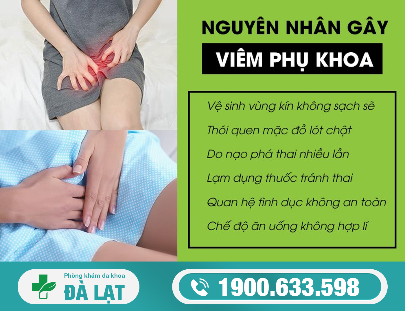 NGUYÊN NHÂN GÂY VIÊM NHIỄM VÙNG KÍN