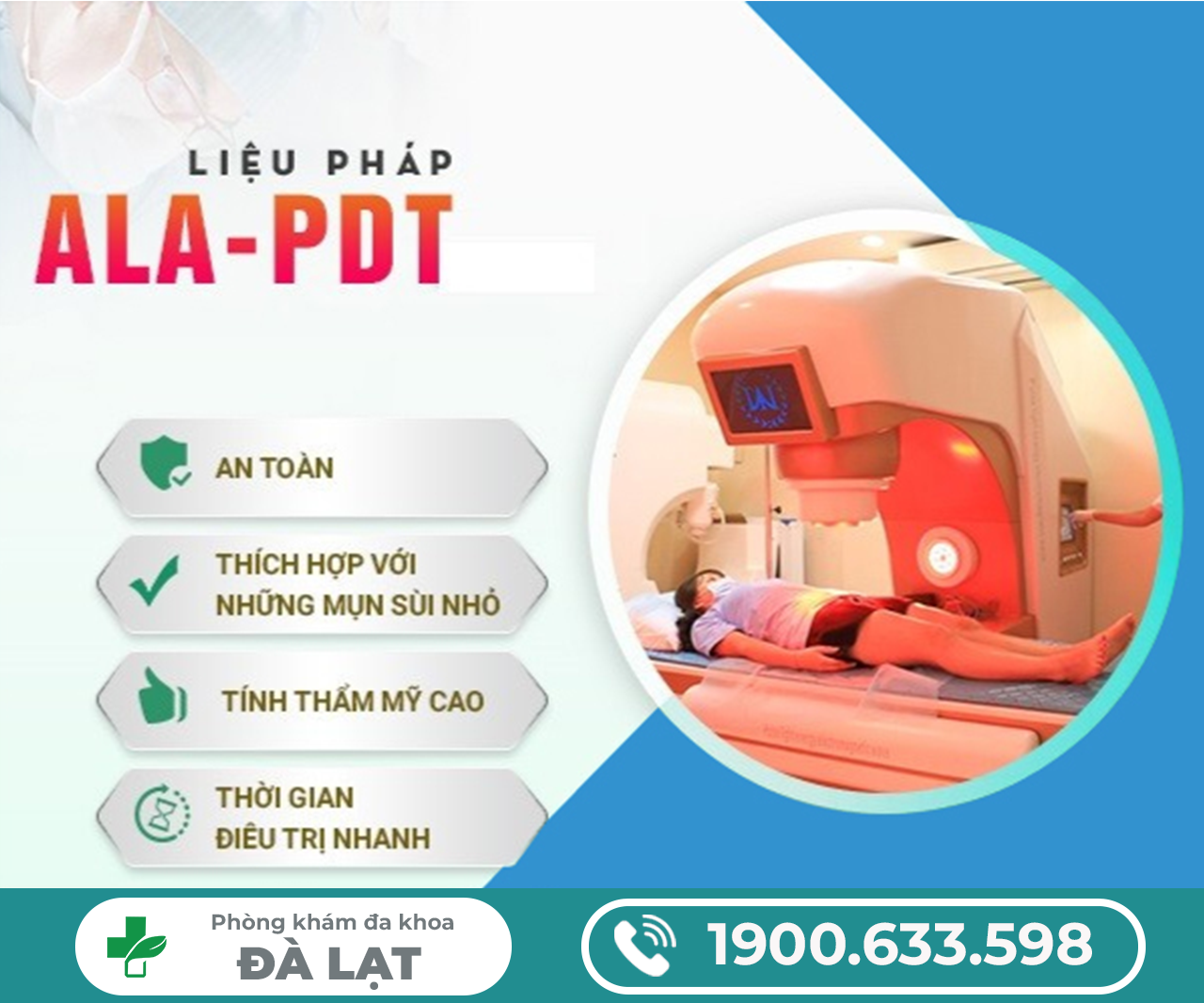CÔNG NGHỆ ALA - PDT ĐIỀU TRỊ SÙI MÀO GÀ? ĐỊA CHỈ PHÒNG KHÁM UY TÍN NHẤT ĐÀ LẠT!