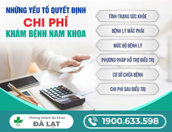CHI PHÍ KHÁM NAM KHOA BAO NHIÊU