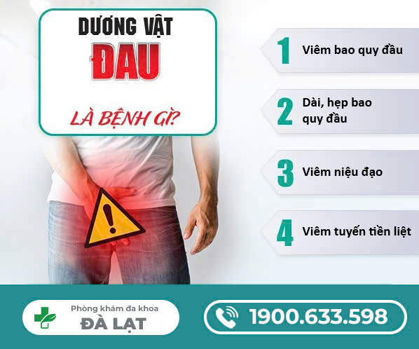 ĐAU DƯƠNG VẬT: NGUYÊN NHÂN, DẤU HIỆU VÀ CÁCH KHẮC PHỤC
