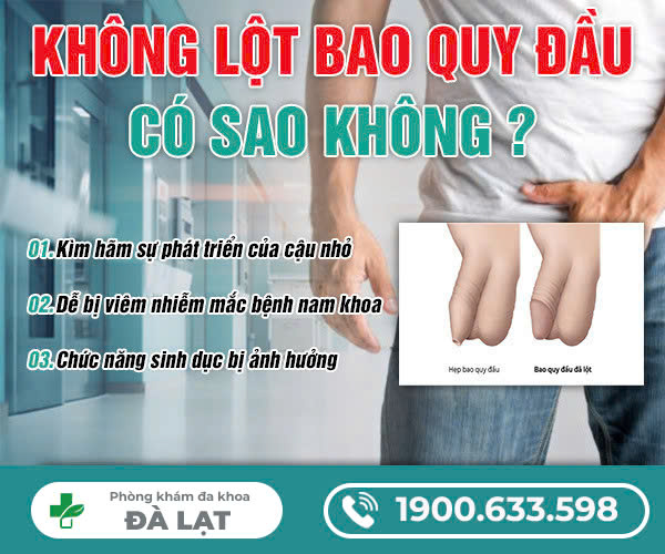 KHÔNG LỘT BAO QUY ĐẦU CÓ SAO KHÔNG?