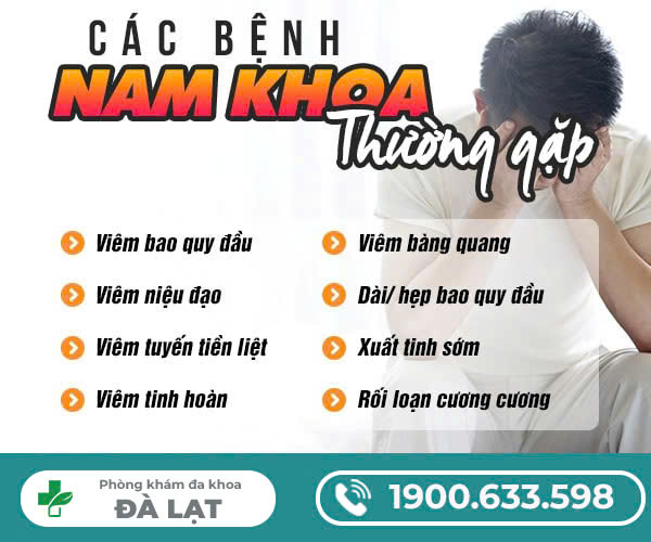 BỆNH SINH DỤC NAM GIỚI THƯỜNG GẶP