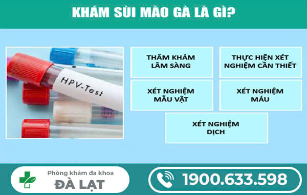 XÉT NGHIỆM SÙI MÀO GÀ Ở NAM GIỚI