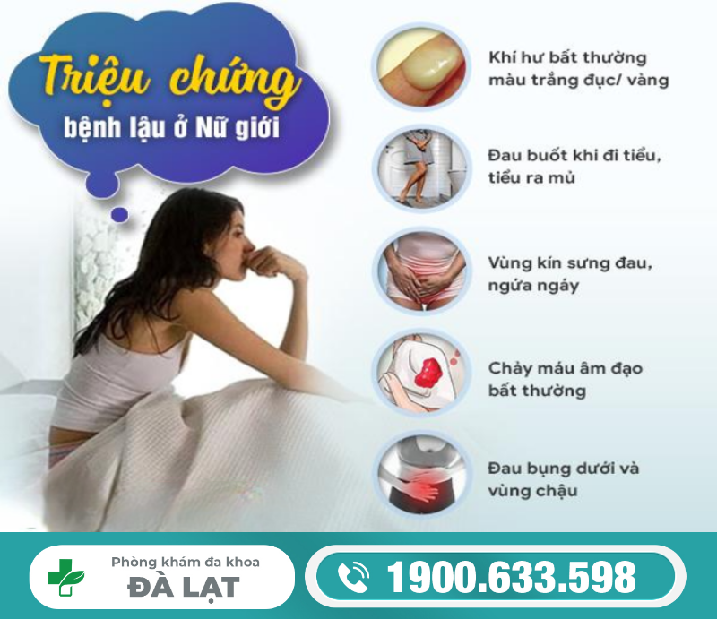 BỆNH LẬU Ở NỮ GIỚI CÓ BIỂU HIỆN GÌ?